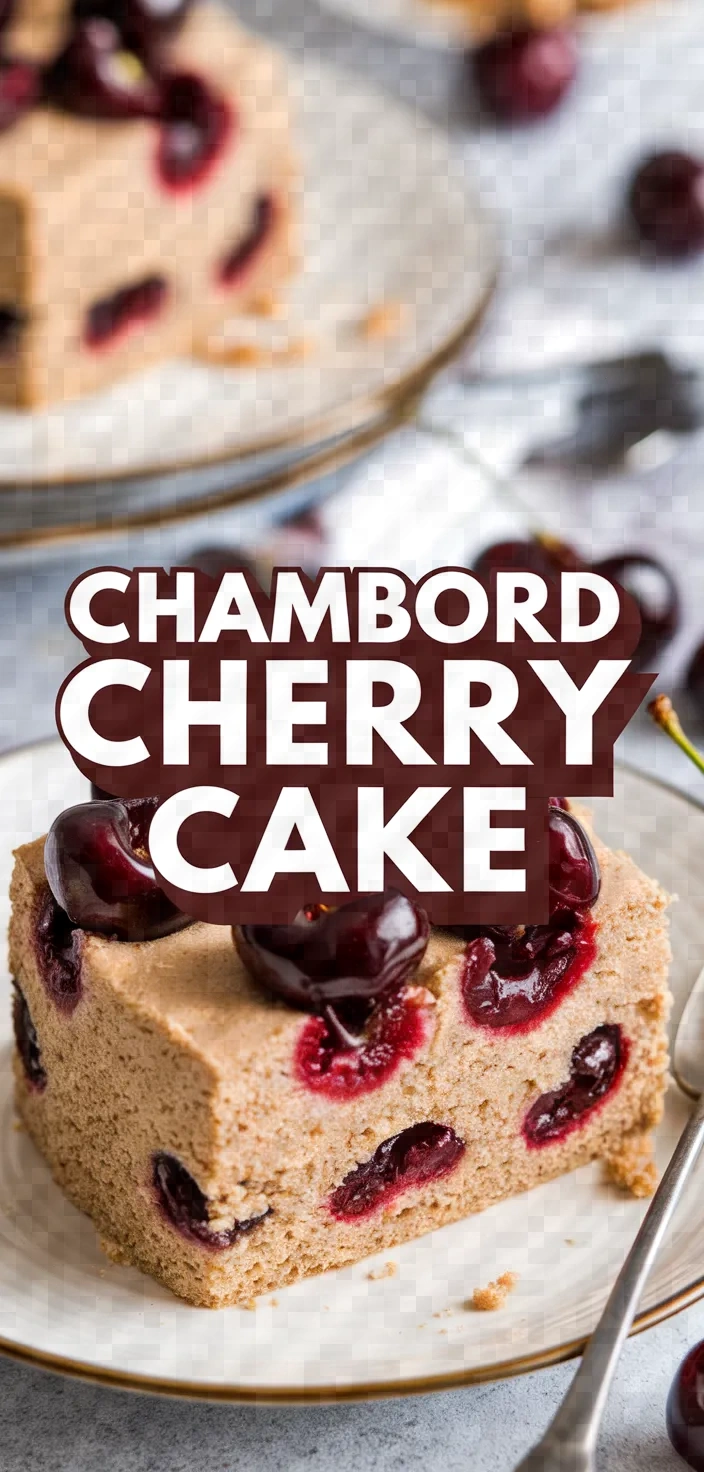 Photo of Chambord Cherry Cake Recipe