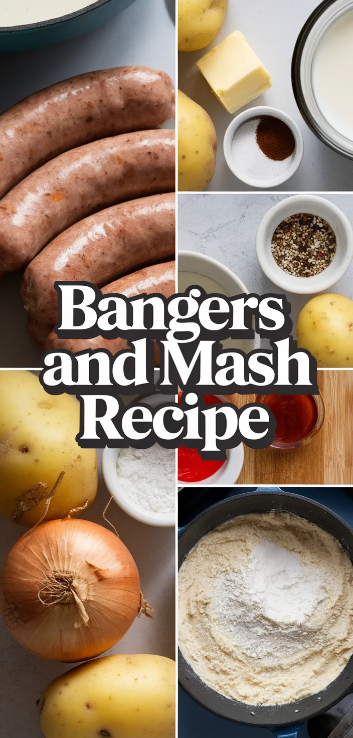 A photo of Bangers And Mash Recipe