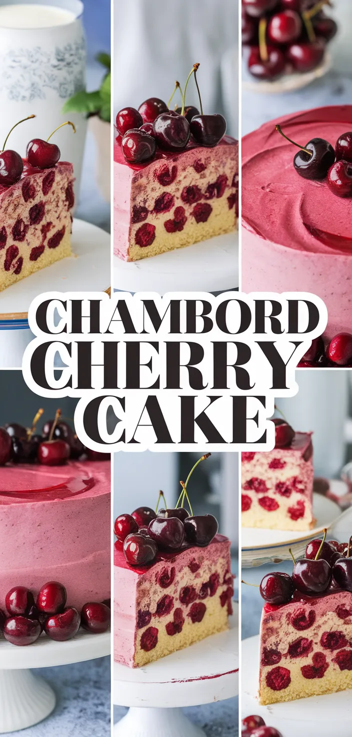 A photo of Chambord Cherry Cake Recipe