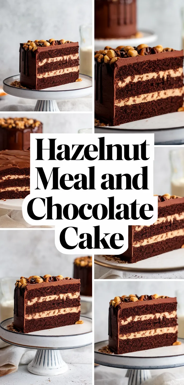 A photo of Hazelnut Meal And Chocolate Cake Recipe