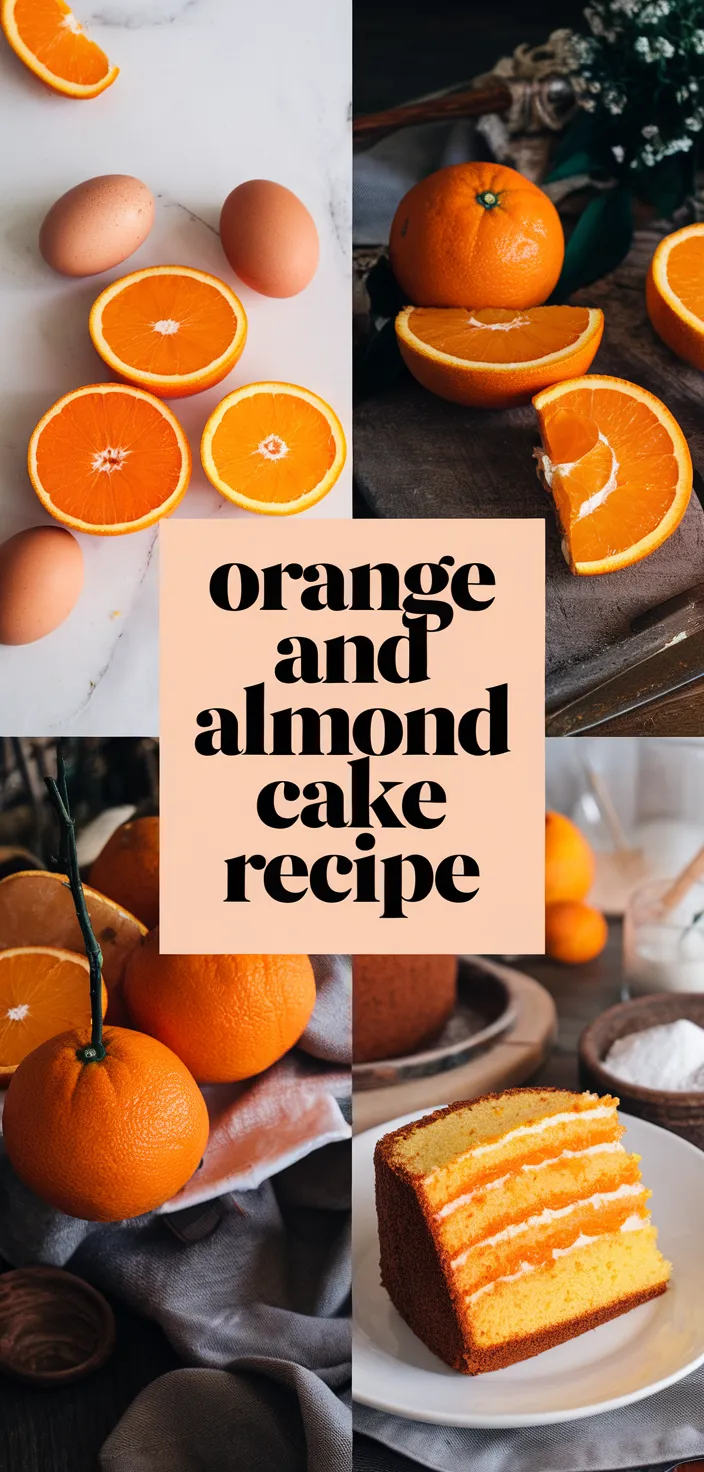 A photo of Orange And Almond Cake Recipe