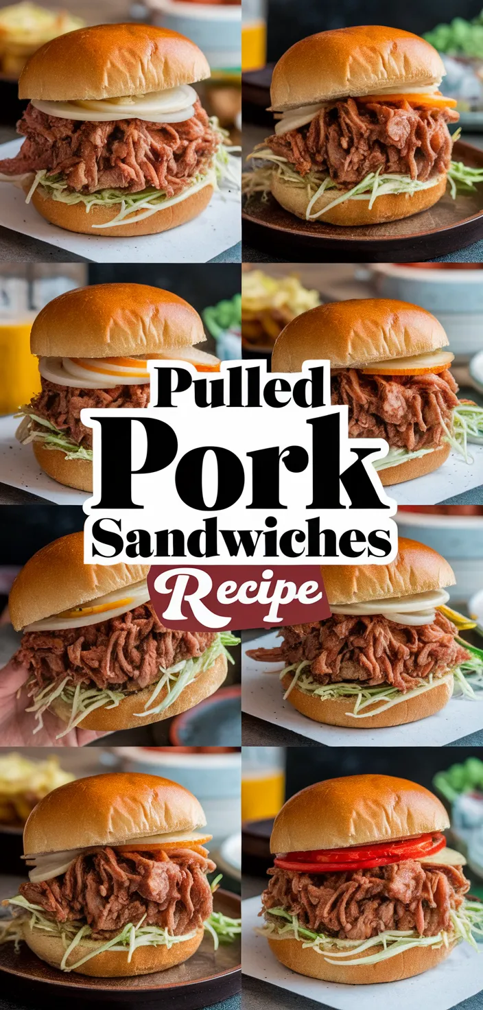 A photo of Pulled Pork Sandwiches Recipe