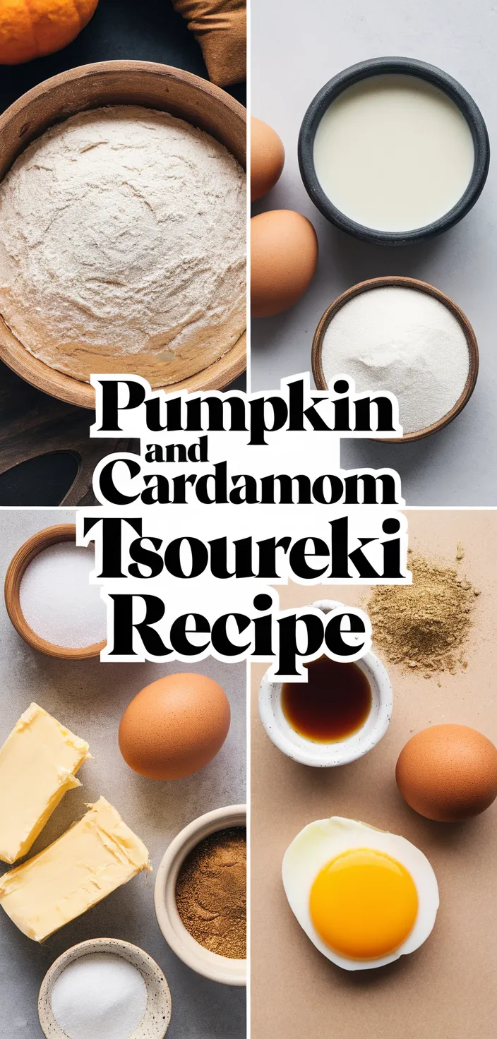 A photo of Pumpkin And Cardamom Tsoureki Recipe