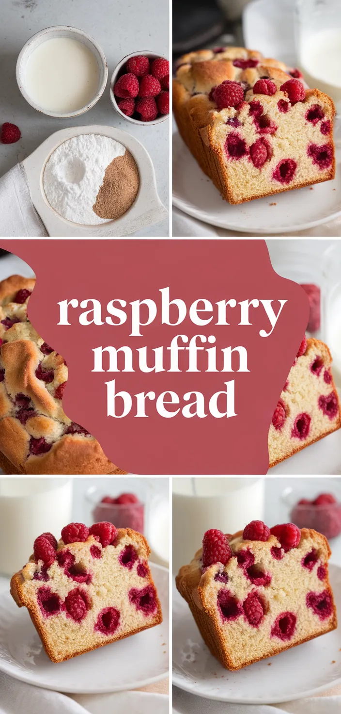 A photo of Raspberry Muffin Bread Recipe