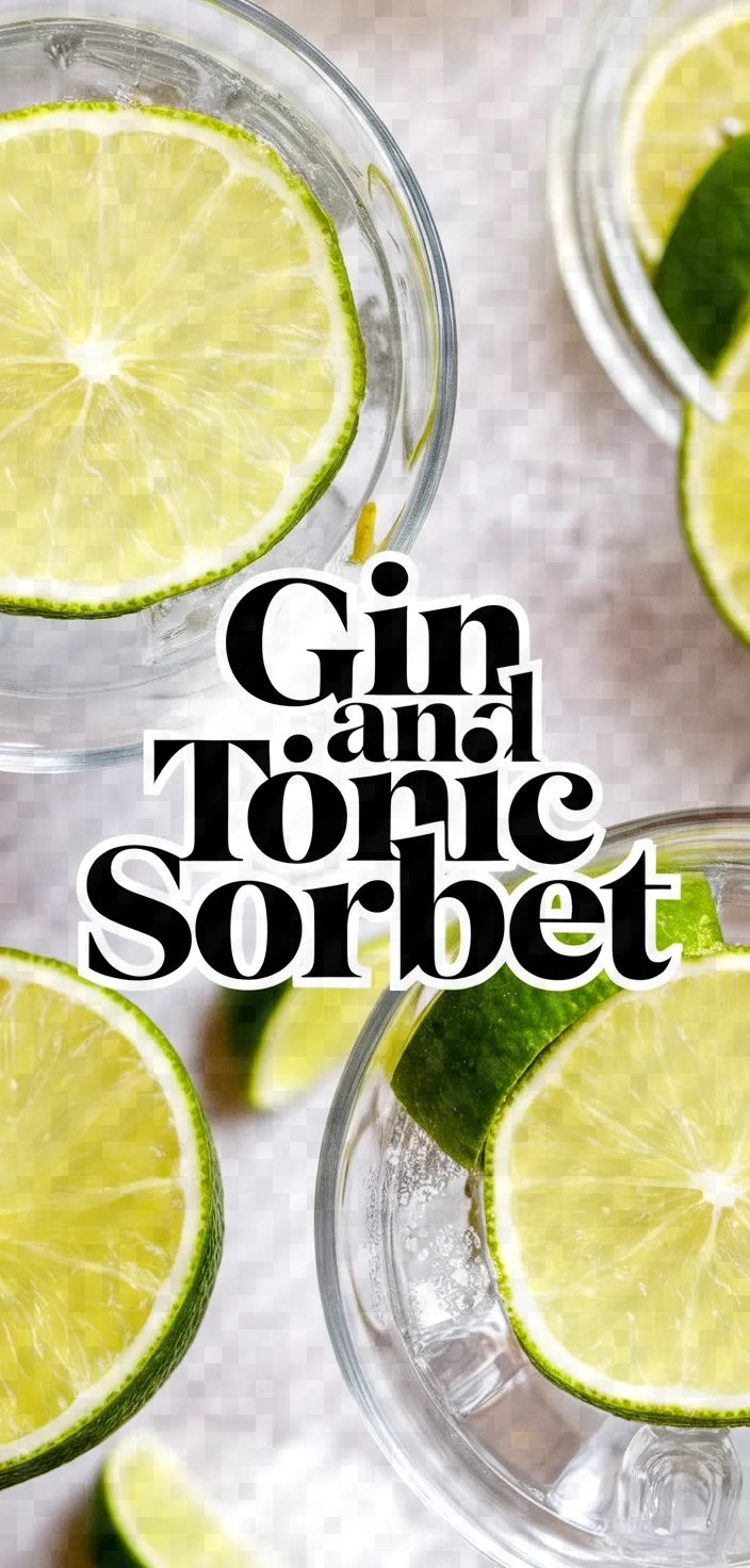 Photo of Gin And Tonic Sorbet Recipe