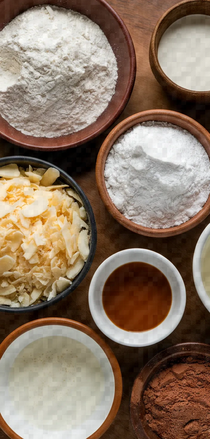 Ingredients photo for Gluten Free Lamingtons Recipe