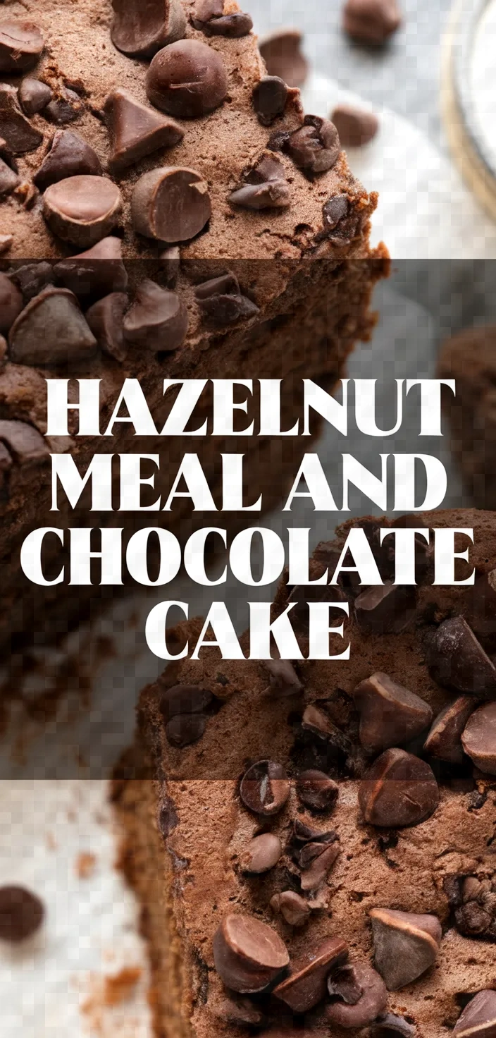 Hazelnut Meal And Chocolate Cake Recipe