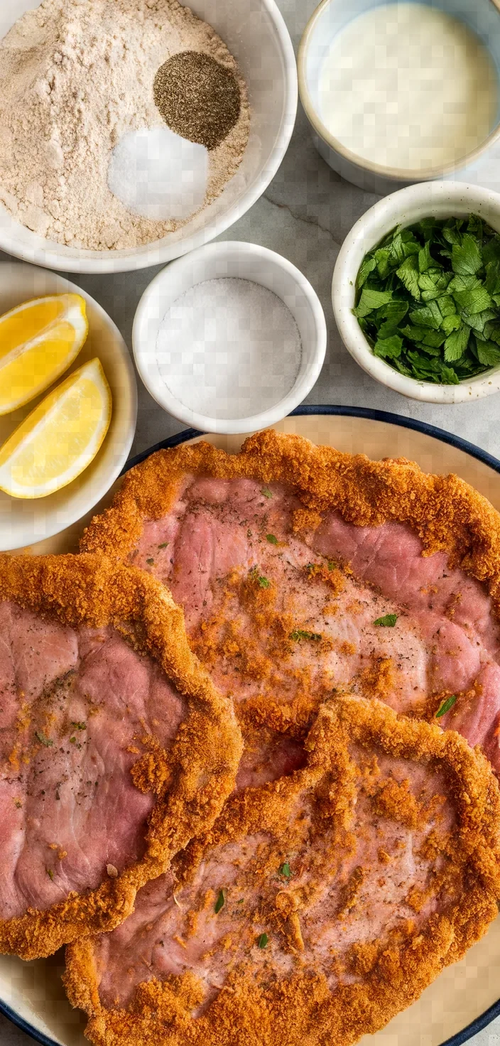 Ingredients photo for Veal Schnitzel Recipe