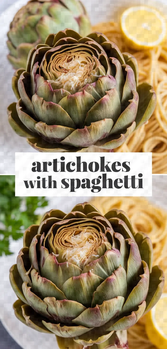 Artichokes With Spaghetti Recipe