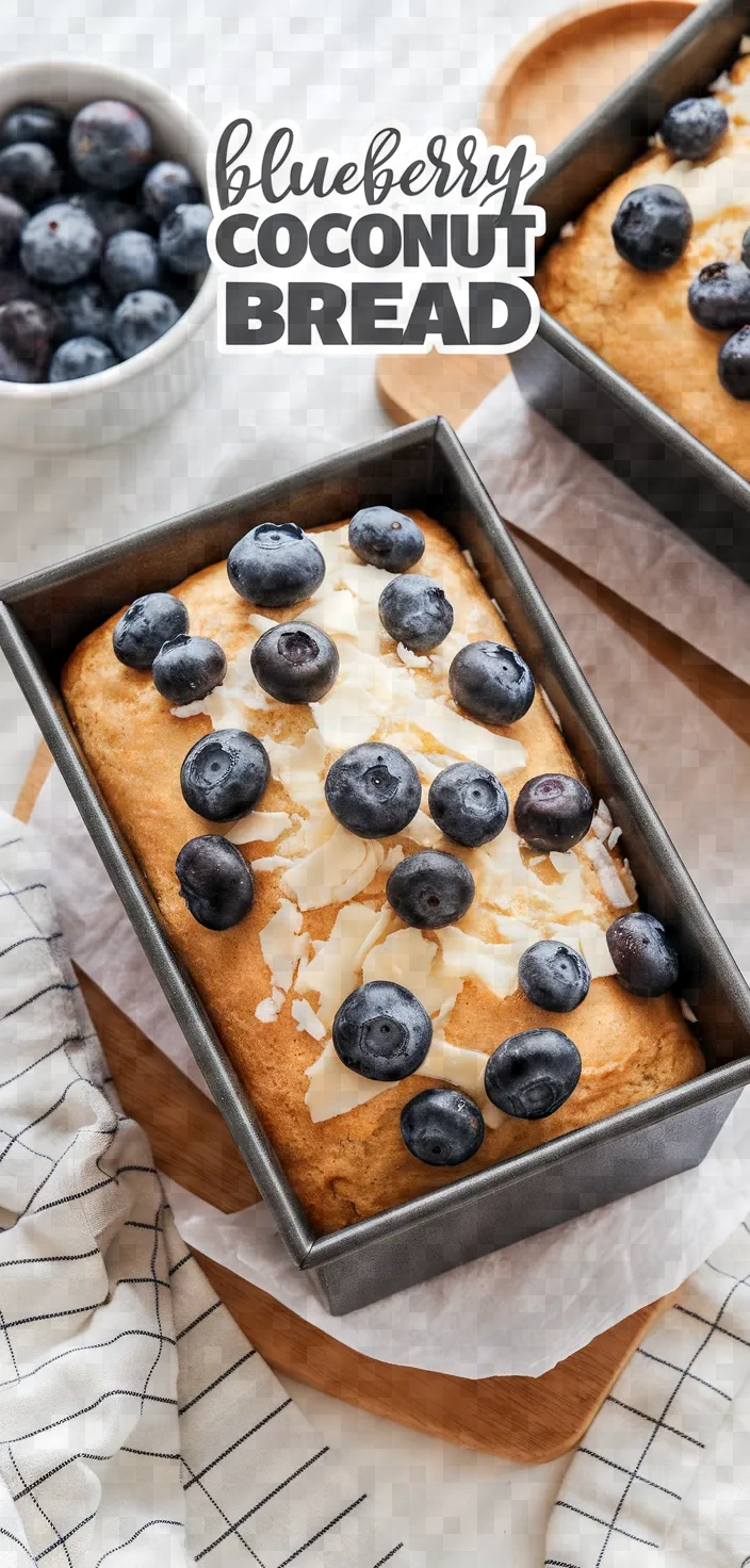 Blueberry Coconut Buttermilk Bread Recipe