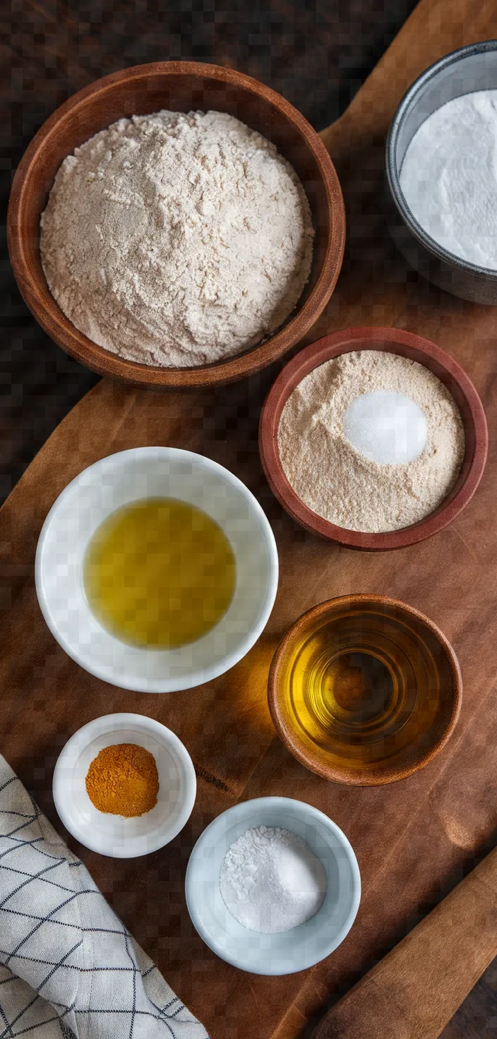 Ingredients photo for Buckwheat Pita Bread Recipe