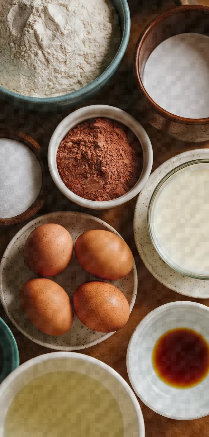 Ingredients photo for Chocolate Cake Recipe