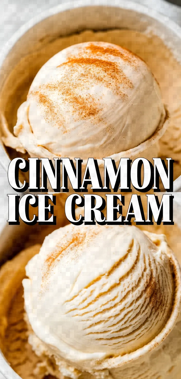 Photo of Cinnamon Ice Cream Recipe