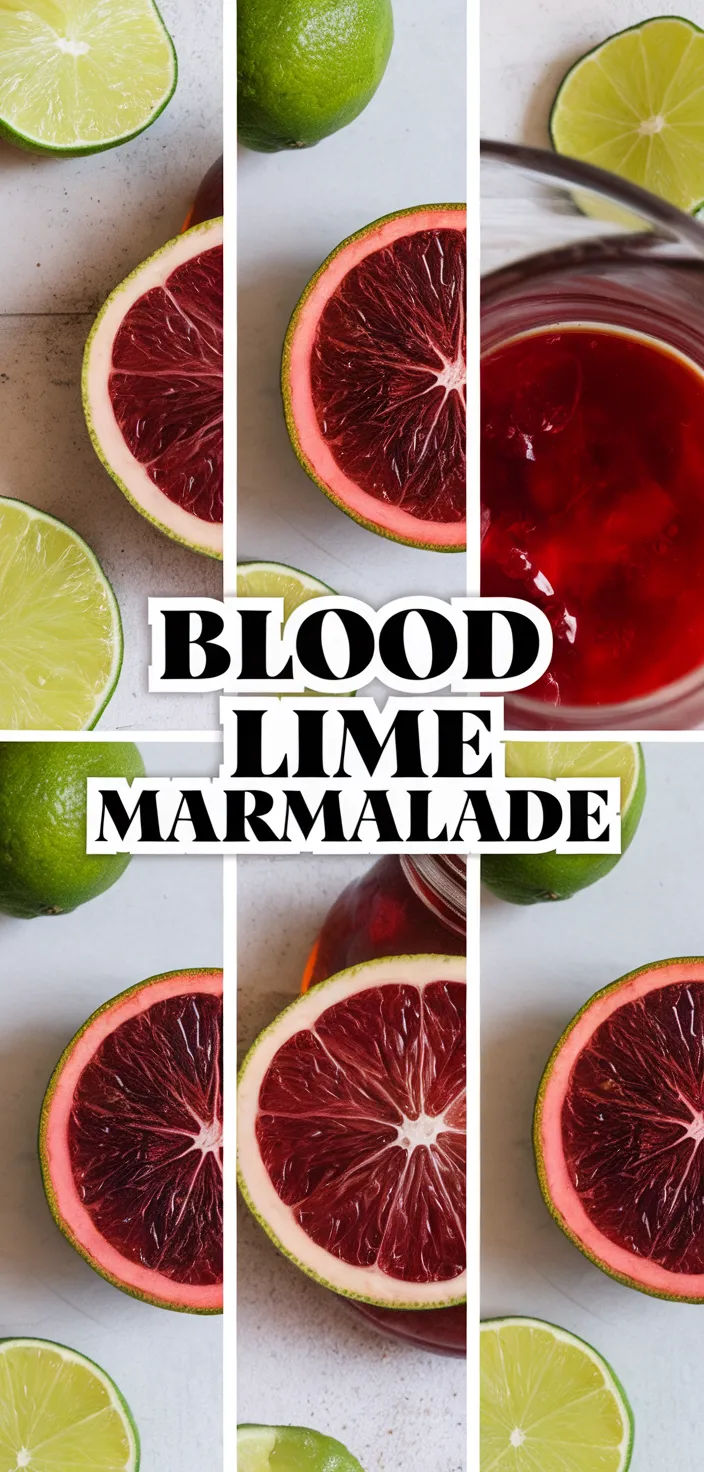 A photo of Blood Lime Marmalade Recipe