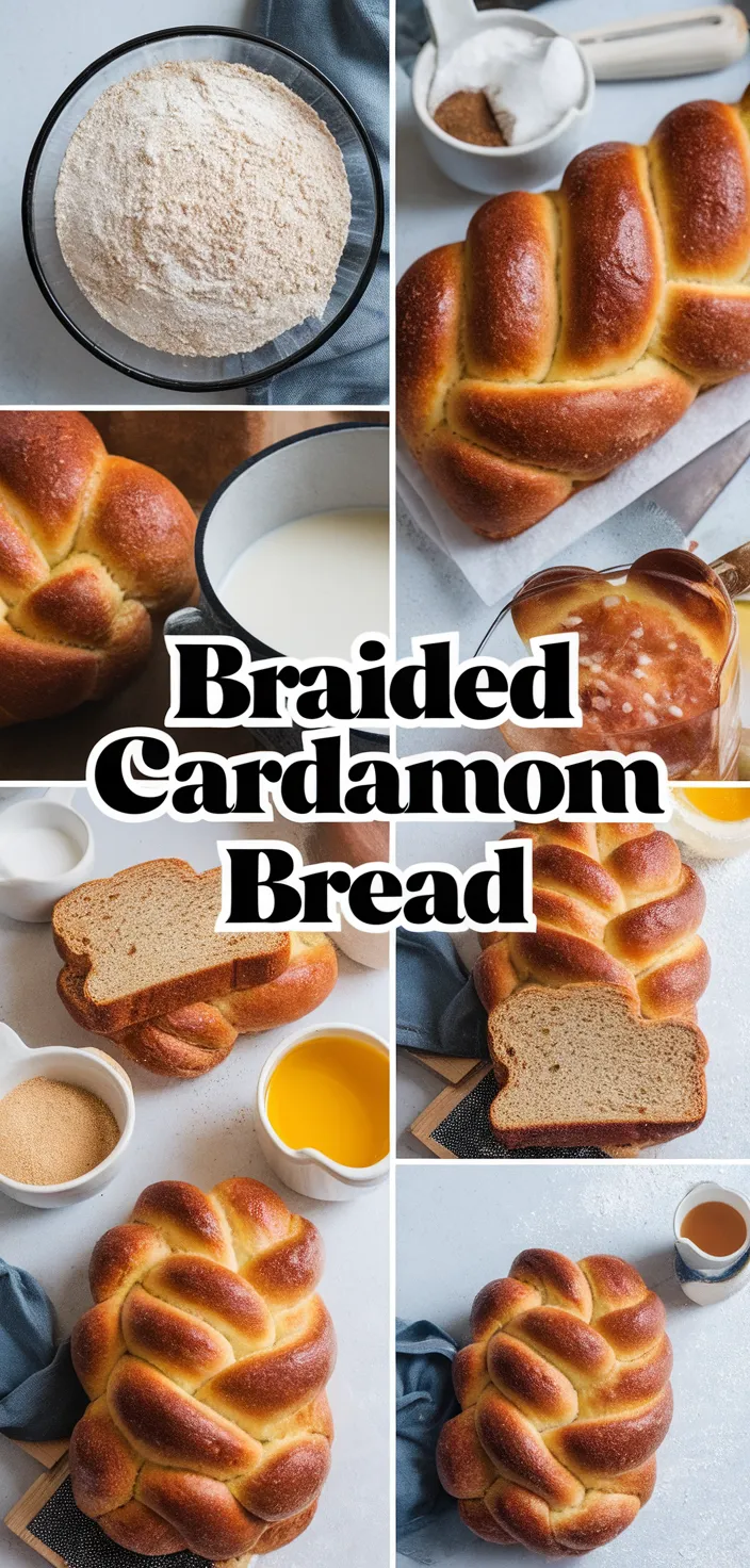 A photo of Braided Cardamom Bread Recipe