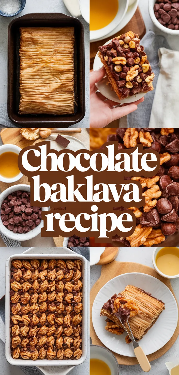 A photo of Chocolate Baklava Recipe