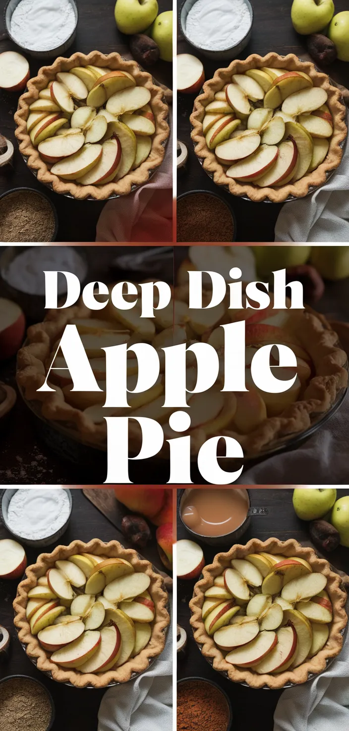 A photo of Deep Dish Apple Pie Recipe