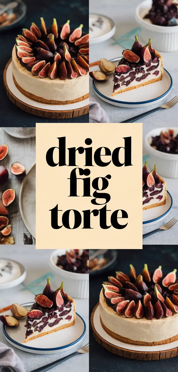 A photo of Dried Fig Torte Recipe