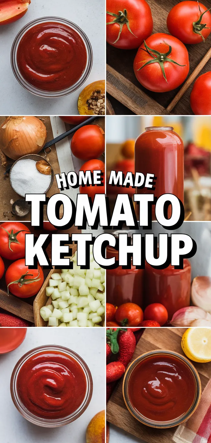 A photo of Home Made Tomato Ketchup Recipe