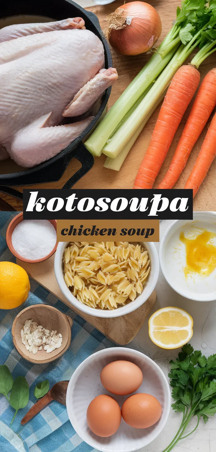 A photo of Kotosoupa Chicken Soup Recipe