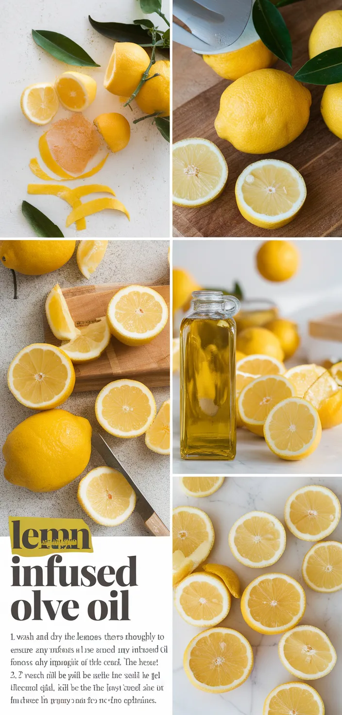 A photo of Lemon Infused Olive Oil Recipe