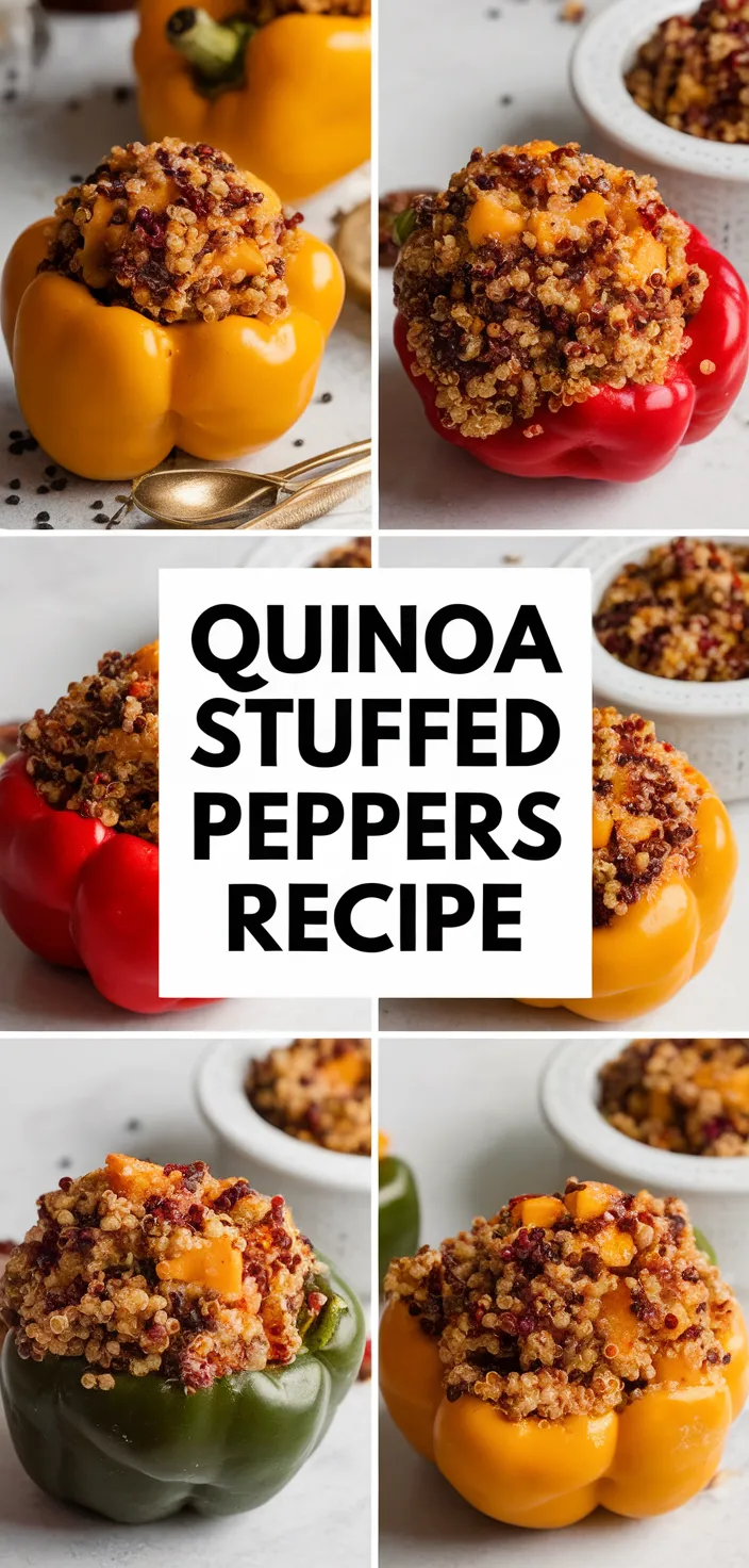 A photo of Quinoa Stuffed Peppers Recipe