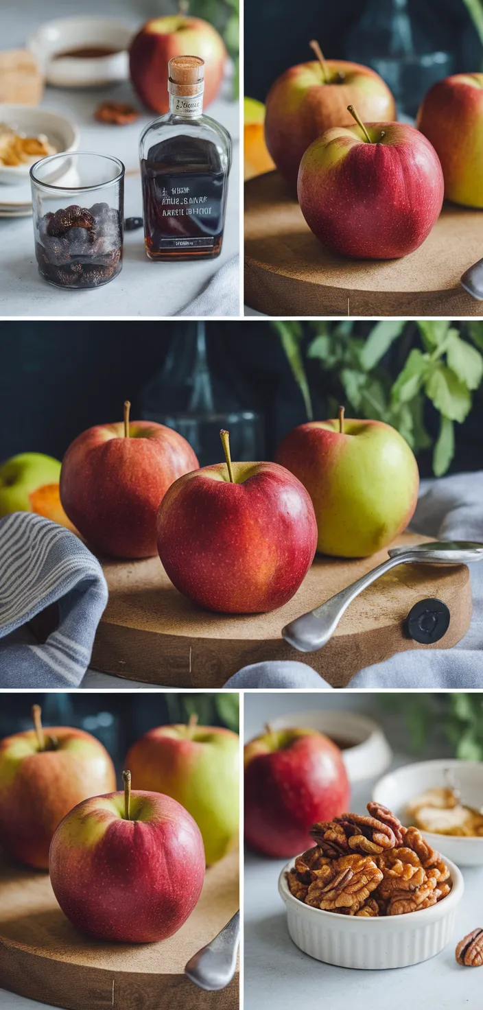 A photo of Rum And Raisin Baked Apples Recipe