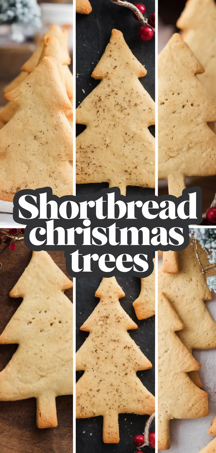 A photo of Shortbread Christmas Trees Recipe