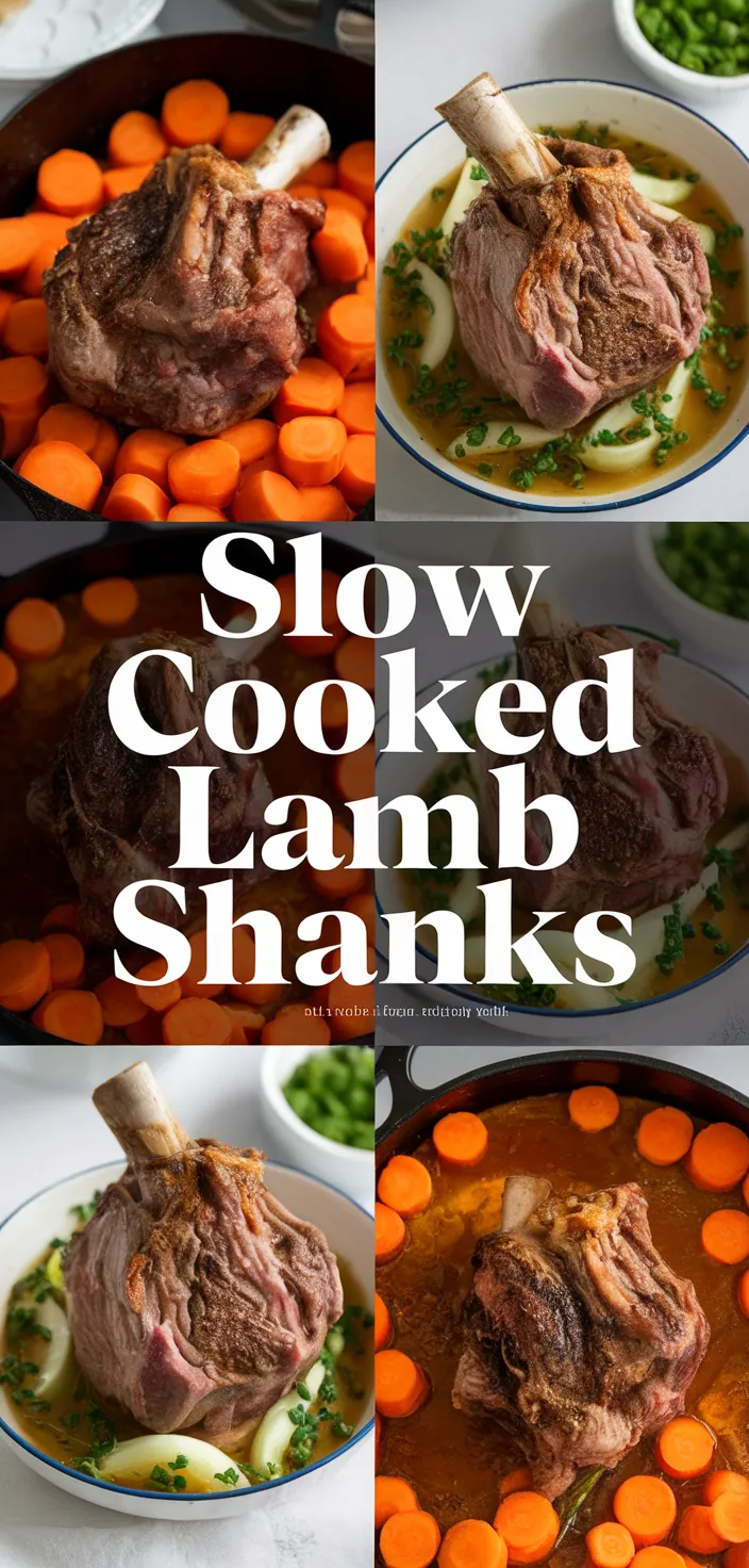 A photo of Slow Cooked Lamb Shanks Recipe