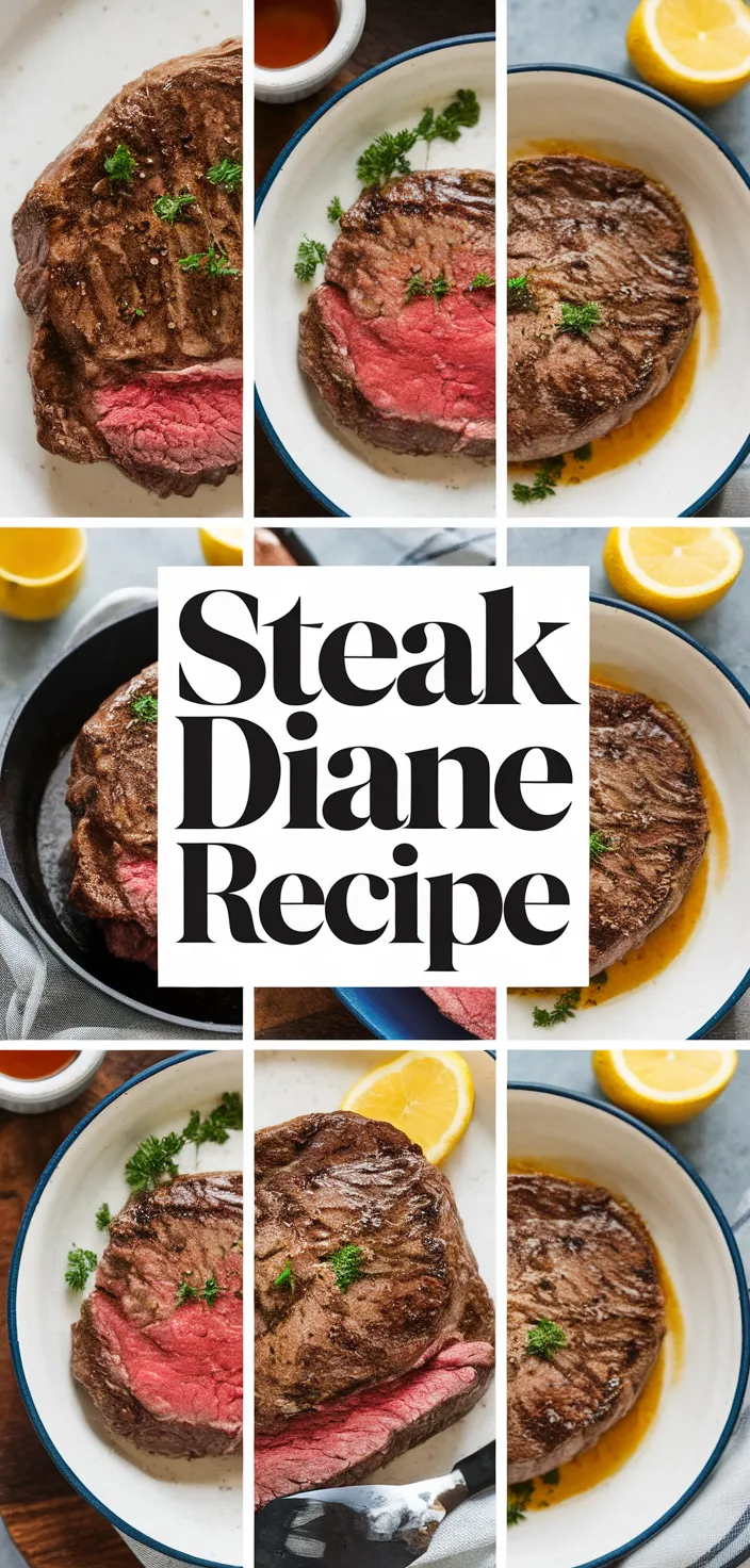 A photo of Steak Diane Recipe