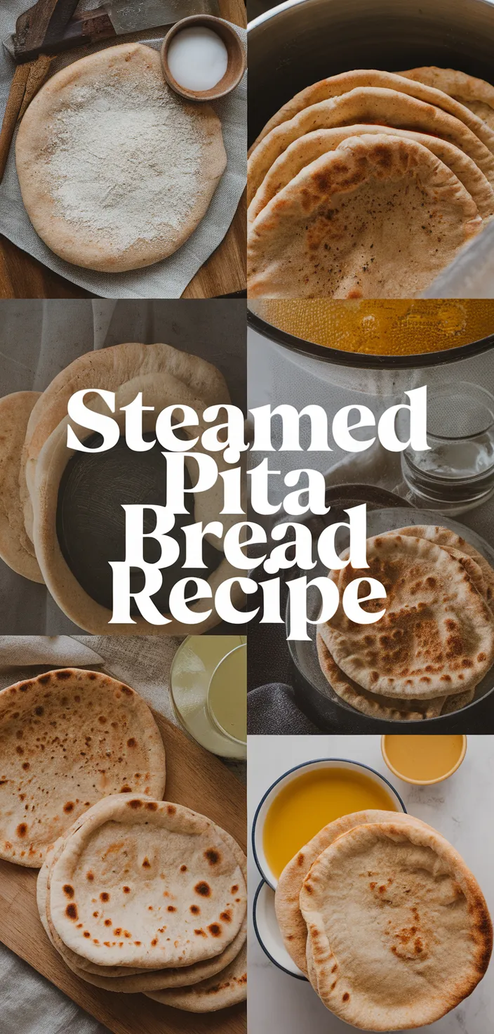 A photo of Steamed Pita Bread Recipe