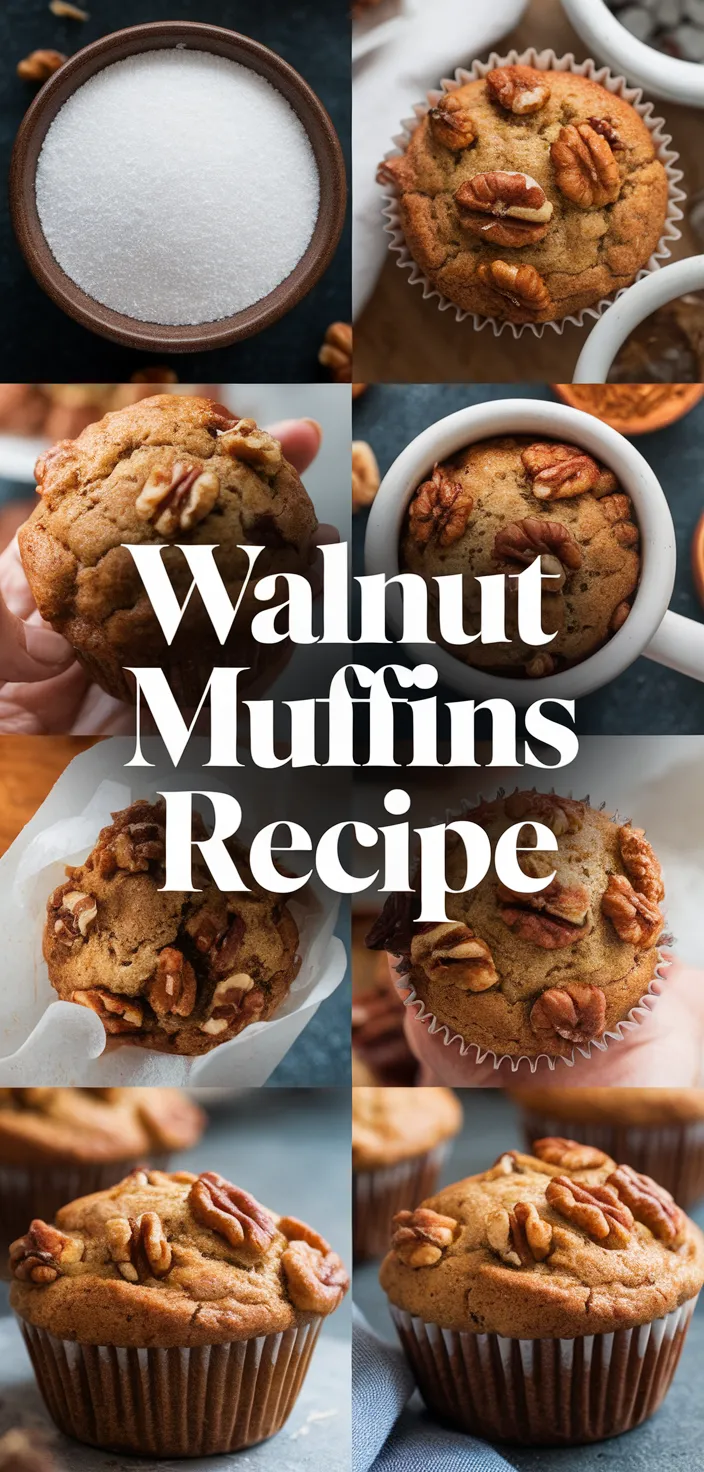 A photo of Walnut Muffins Recipe