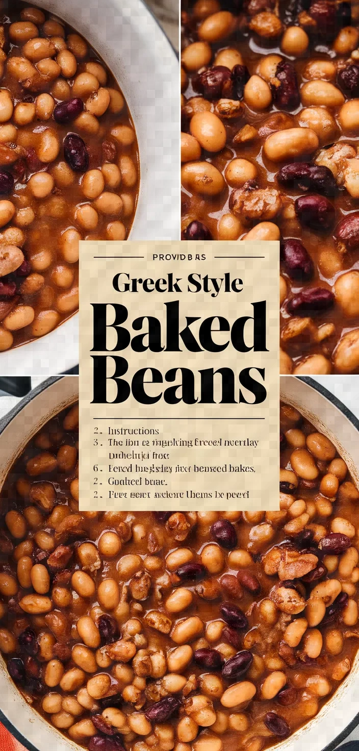 Greek Style Baked Beans Recipe