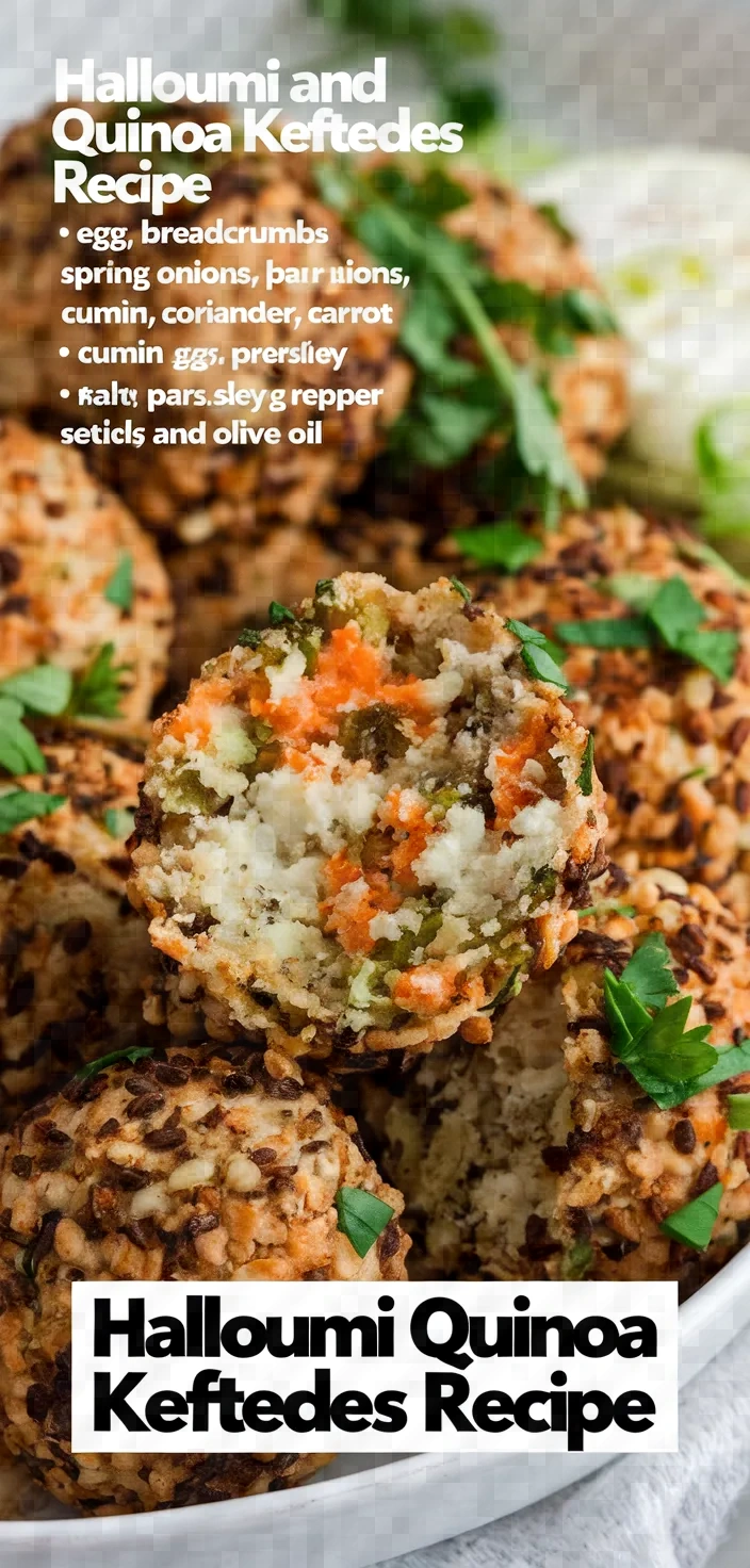 Photo of Halloumi And Quinoa Keftedes Recipe