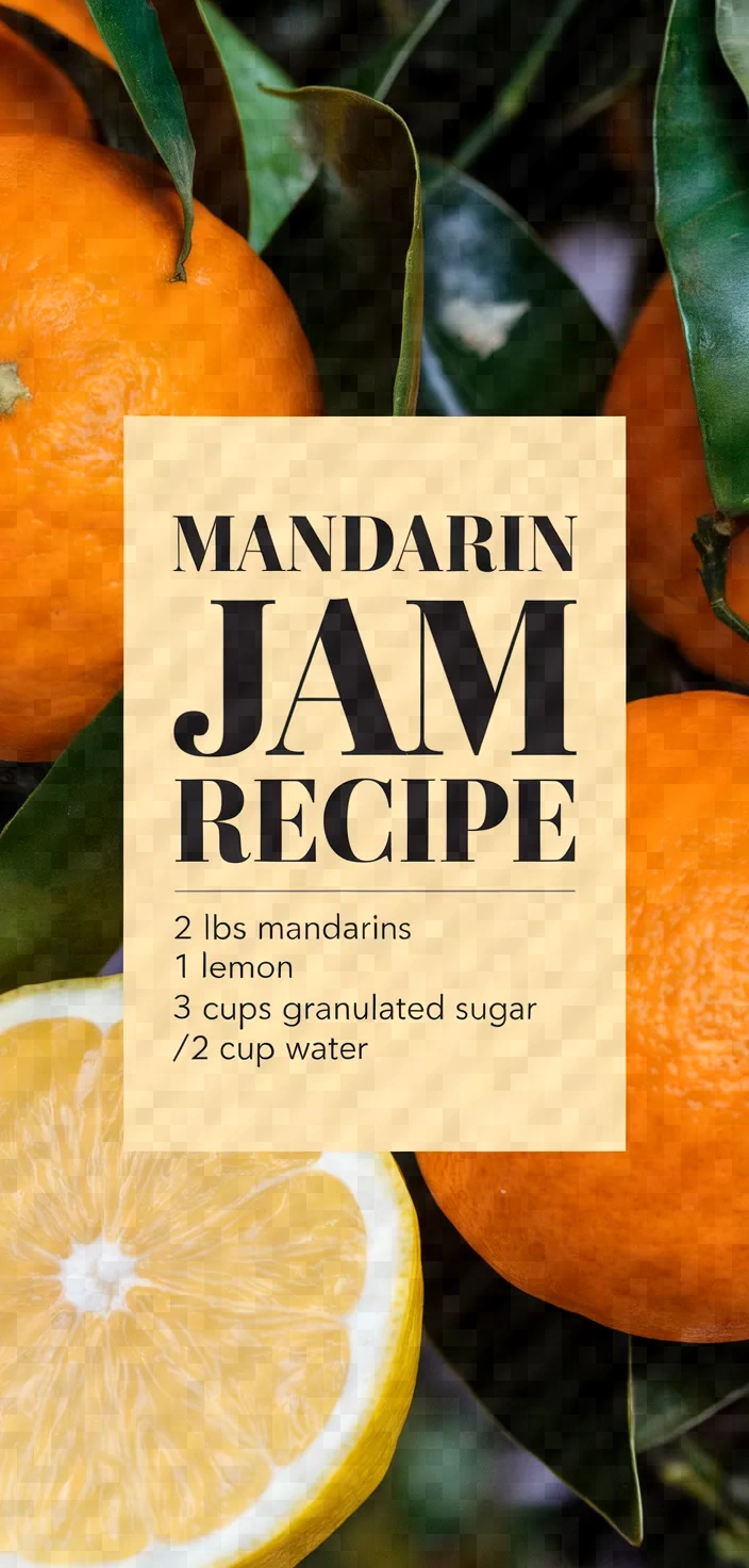 Mandarin Jam Recipe