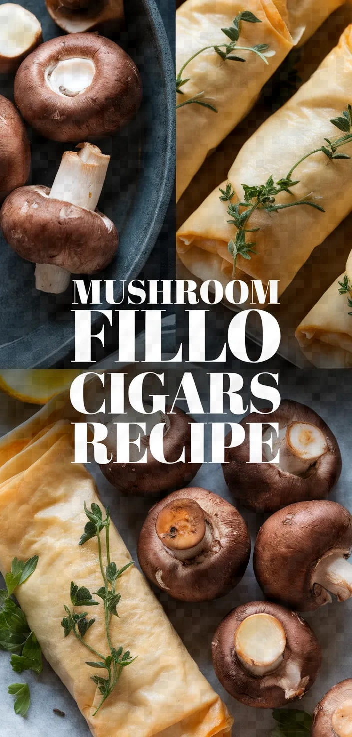 Photo of Mushroom Fillo Cigars Recipe