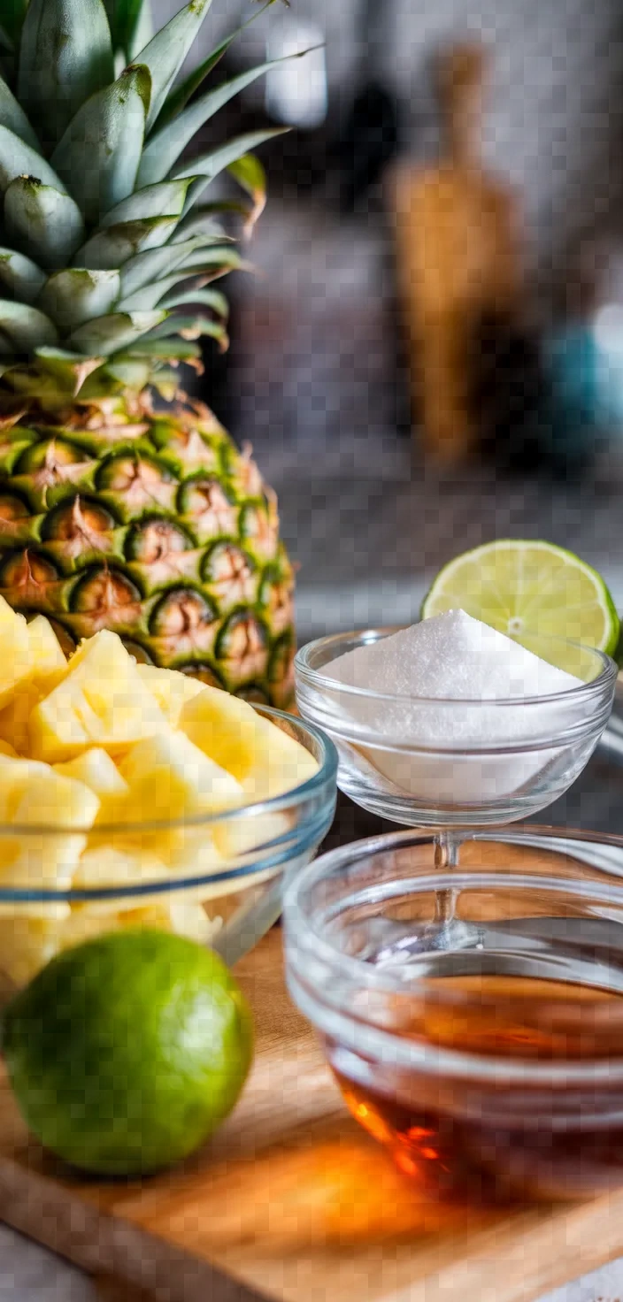 Ingredients photo for Pineapple Granita Recipe