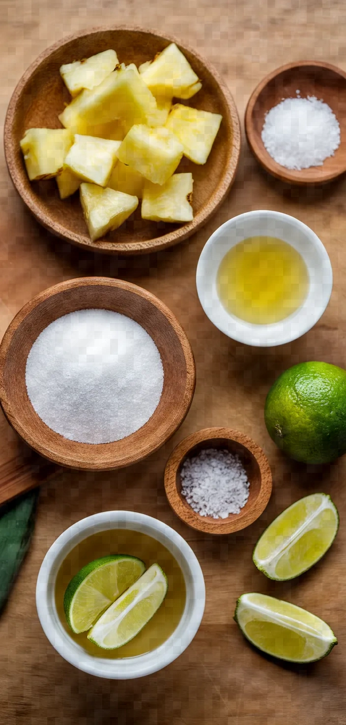 Ingredients photo for Pineapple Margarita Ice Pops Recipe