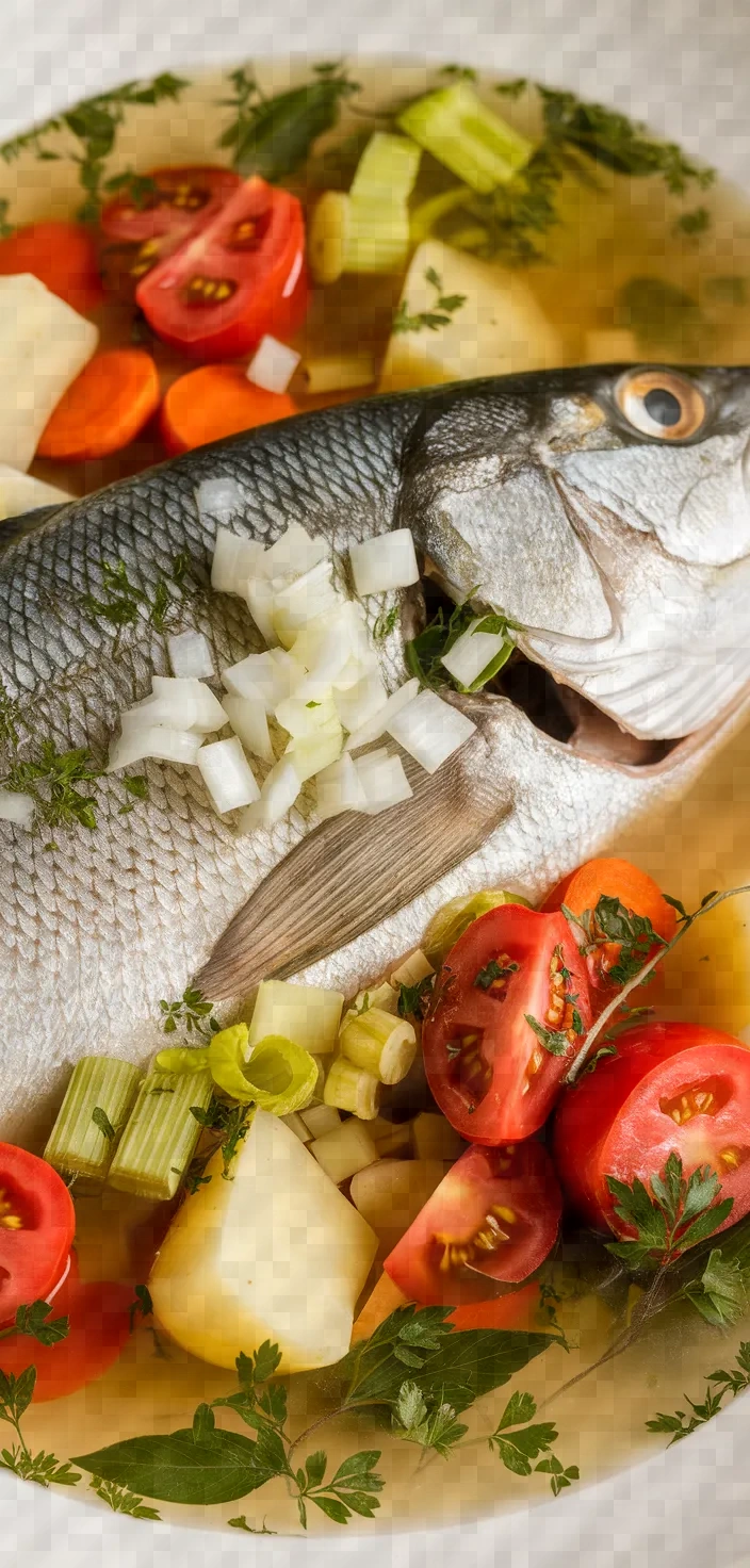 Ingredients photo for Psarosoupa Greek Style Fish Soup Recipe