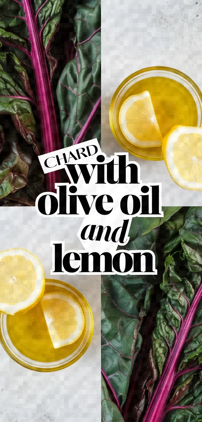 Photo of Rainbow Chard With Olive Oil And Lemon Juice Recipe