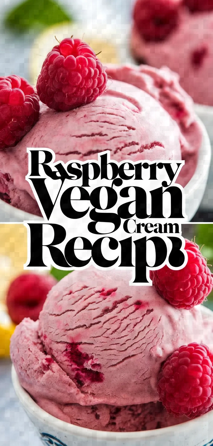 Photo of Raspberry Vegan Ice Cream Recipe