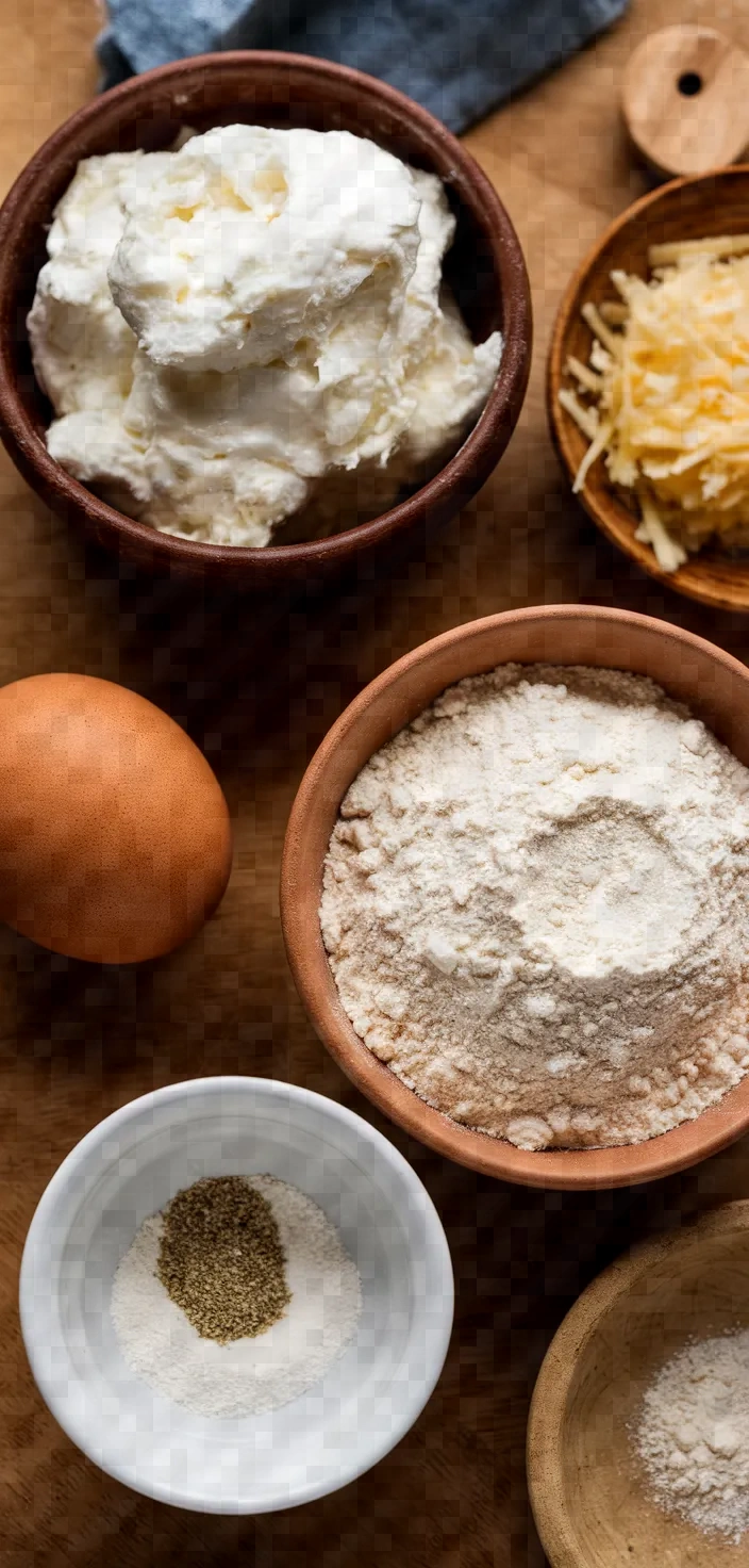 Ingredients photo for Ricotta Gnocchi Recipe