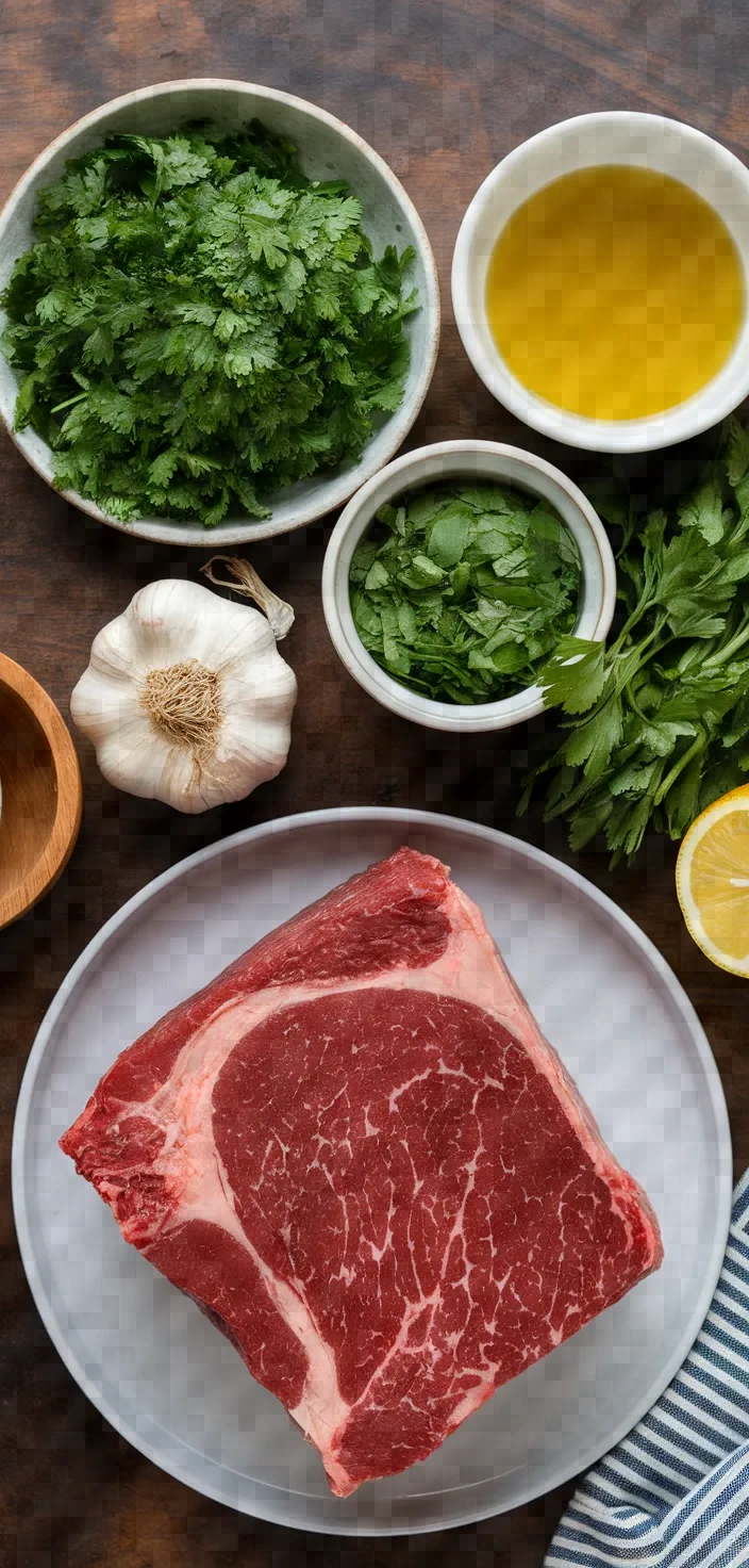 Ingredients photo for Roast Beef With Chimichurri Recipe