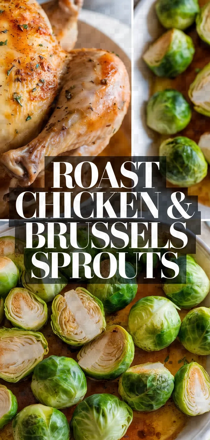 Roast Chicken With Brussels Sprouts Recipe