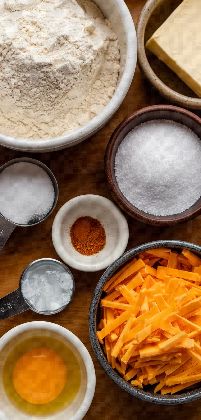 Ingredients photo for Shortbread Cheese Pies Recipe