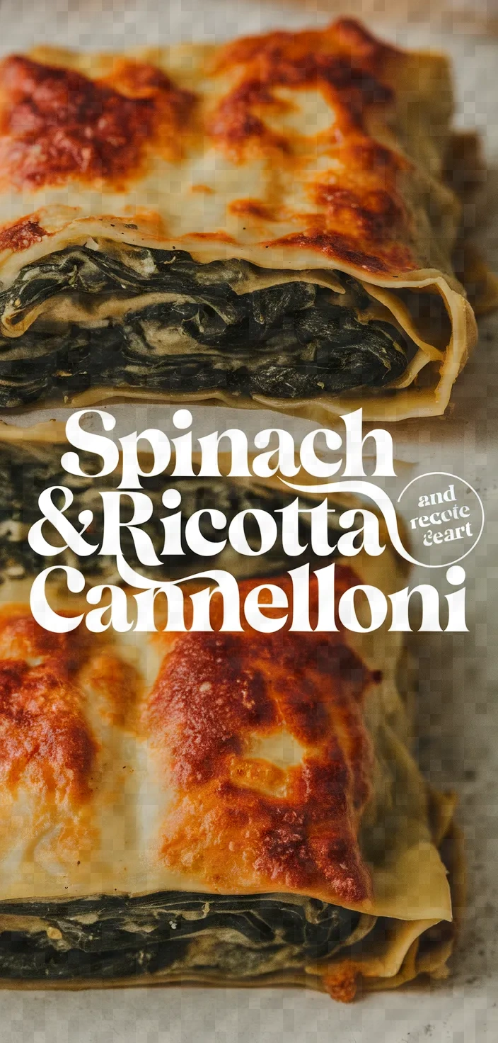 Photo of Spinach And Ricotta Cannelloni Recipe