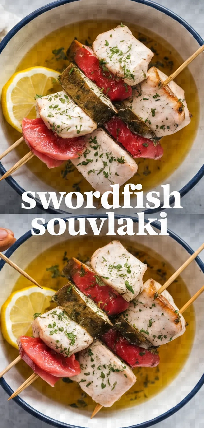 Swordfish Souvlaki Recipe