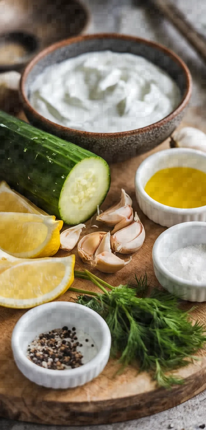 Ingredients photo for Tzatziki Recipe