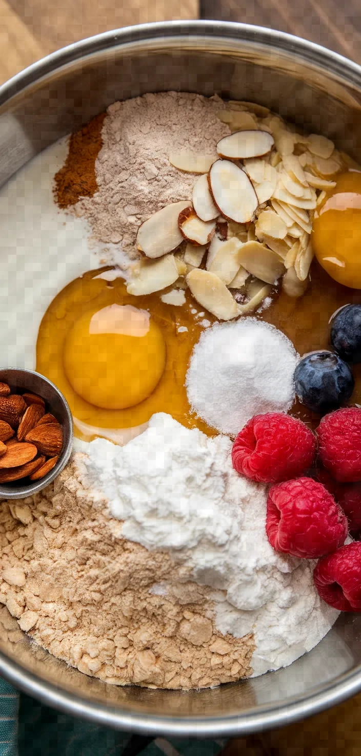 Ingredients photo for Almond Pancakes Recipe