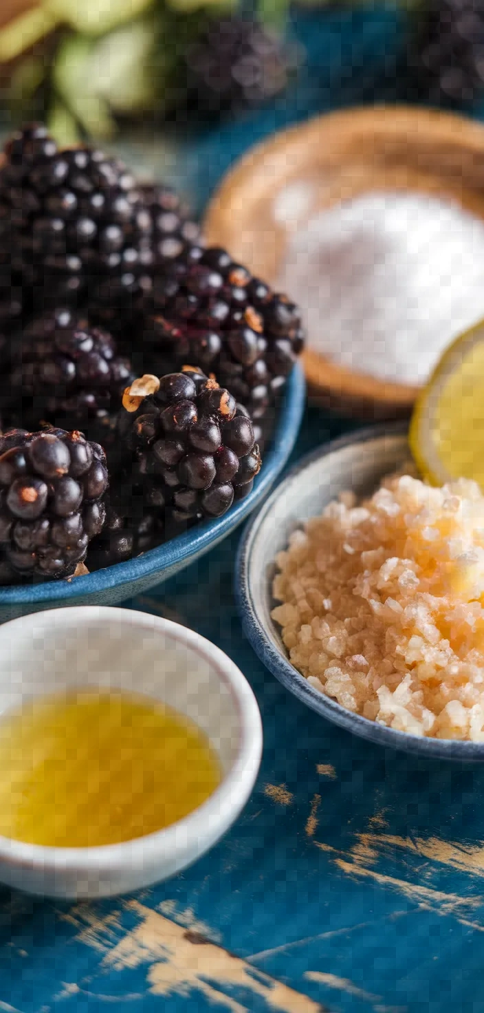 Ingredients photo for Blackberry Jam Recipe